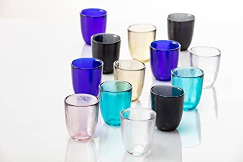 לוס קאבוס זכוכית כלי אוכל ושתייה אוסף קובלט 10 אונקיה כוס