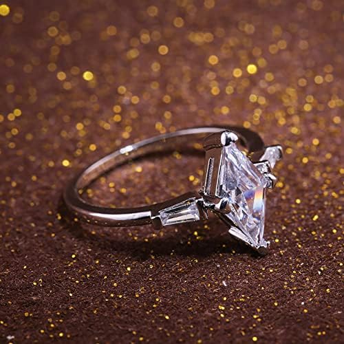 2023 יהלומי טבעת לנשים אירוסין טבעת תכשיטי מתנות צבע שינוי טבעת