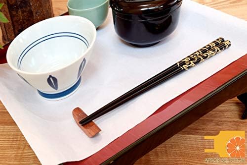השימוטו-קוסאקו וואג ' ימה יפני טבעי לכה עץ מקלות אכילה לשימוש חוזר בקופסא מתנה, עונתי נוף קינונאמי תוצרת יפן,