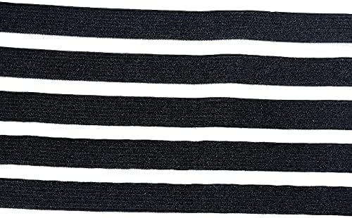 פסים חגורת תפירה למתוח אלסטי 3.5 רחב-2 מטרים-אופנה אלסטי שחור או כבוי לבן