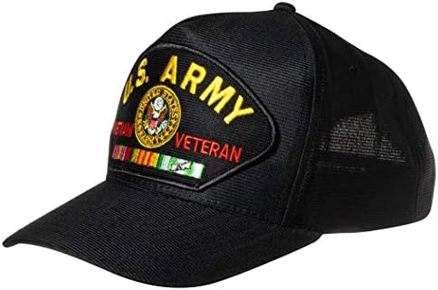 ארצות הברית צבא בדימוס סמל תיקון כובע שחור בייסבול כובע