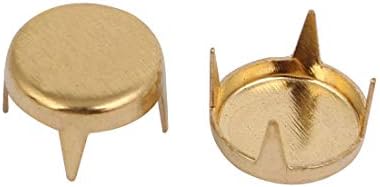 AEXIT 200 PCS 8 ממ חומרה ביתית נייר עגול עגול טון עגול טון זהב לבראד לראקפינג דגם מלאכת DIY: 99AS606QO156
