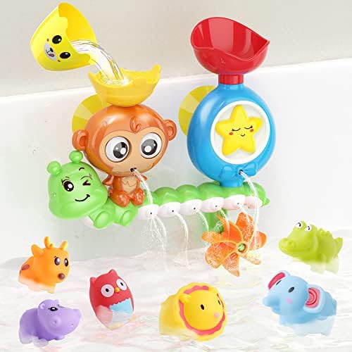 צעצועי אמבטיה של G-Wack לפעוטות גיל 1 2 ילד ילדה בת 3, גן ילדים חדש יליד תינוקות אמבטיה צעצועים מים, צעצועים