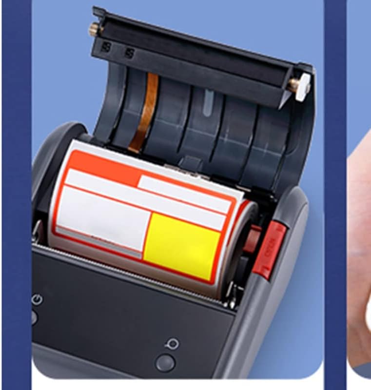 SLNFXC Bluetooth נייד מיני תווית תרמית מדפסת מדפסת תכשיט מחיר מחיר מוצר ברקוד מדבקה ניירות הדפסה