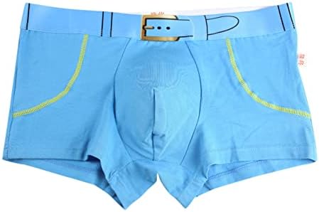 גברים של מתאגרפים תחתוני זכר מזדמן לנשימה תחתוני מכנסיים כותנה חגורת הדפסת תחתוני נוח תחת מכנסיים קצרים