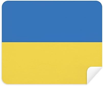 אוקראינה לאומי דגל אירופה המדינה ניקוי בד מסך מנקה 2 יחידות זמש בד