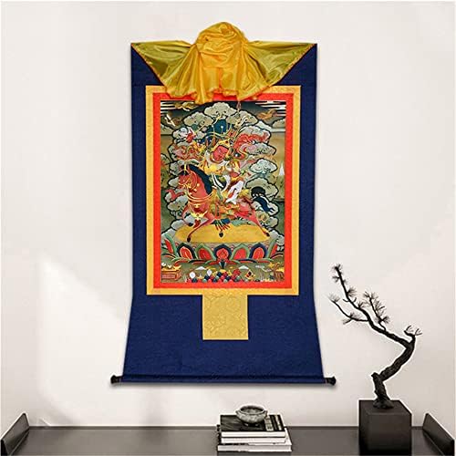 גנדהאנרה קינג גסאר, אמנות ציור טיבטית טאבטית, ברוקד טאנגקה בודהיסט, שטיח בודהה עם גלילה