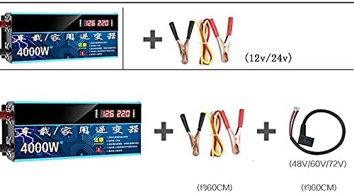 מהפך גל סינוס 12 וולט 24 וולט 48 וולט 60 וולט 72 וולט עד 220 וולט 3000 וולט 4000 וולט ממיר רכב בעל