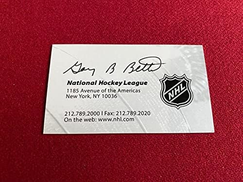 גארי בטמן, כרטיס ביקור חתימה - כרטיסי חתימה הוקי הוקי