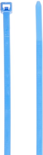 Aviditi 5 1/2 קשרי כבל ניילון, כחול, חוזק 40 קילוגרם .14 רוחב, קשרי רוכסן הוכחת חבלה, נעילה