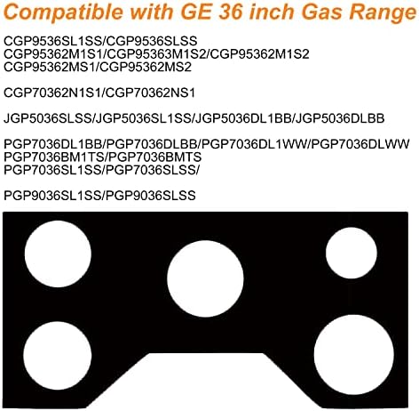 Fanxm GE GE 36 אינץ 'מגני מגני מגן - מגן על תנור מקל לטווח גז - JGP5036, PGP7036, PGP9036, CGP5036, CGP7036