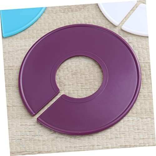 3 יחידות צבעוני כרטיסיות בגדים מתלה חוצצים בהיר צבע חלוקת טבעת ספליטר מחיצת צלחת מפריד טבעת תליית מלתחת מלתחה