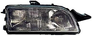 פנס צד ימין פנס צד נוסע פנס הרכבה מקרן קדמי אור רכב מנורת רכב אור שחור פנסים תואם עם פיאט פונטו 1 1993 1994