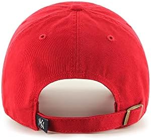 47 ניו יורק יאנקיז מותג לוגו בסיסי אדום לנקות כובע מתכוונן כובע