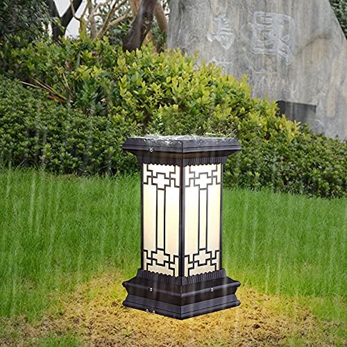 Zeelyde Post Lights Outdoor, מודרני אמנות יצירתית חוט מתכת אור חיצוני אורות נוף אטומים למים גן וילה