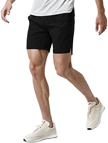 מכנסיים קצרים של תנועת עלייה מערבית לגברים, חרסים 7 אינץ '. מכנסיים קצרים פעילים קלים ועמידים במים