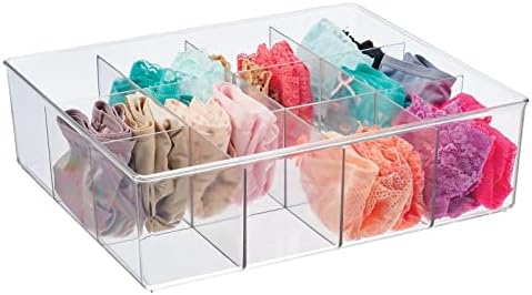 פלסטיק 12 תא מחולק מגירה וארון אחסון סל-ארגונית עבור צעיפים , גרביים, עניבות חזיות, ותחתונים-שמלת