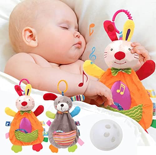 צעצועים לתינוקות צעצועים לתינוקות תלויים צעצועים רכים פלאש רך התפתחות מוקדמת צעצועים לרכב עם טיפש לתינוקות