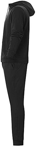 מכנסי טלאים קלים של קפוצ'ון קל משקל קלים מכנסי טלאים לגברים סווטשירט עליון סתיו סתיו רוכסן חליפת