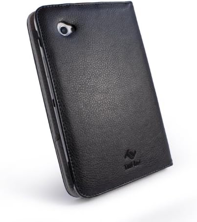 מארז Tri-Luv Tri-tri עבור Samsung Galaxy Tab 7 / 7.0 בתוספת GT-P6210 עור דמוי עור שחור F3_33