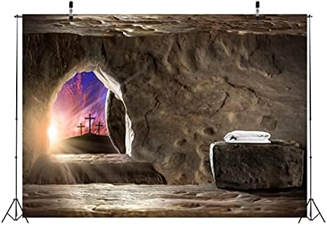 Corfoto בד 9x6ft צלב צילום תפאורה שיא מערה קרוס ישוע תחייה הישועה תנך אלוהים רקע יילוד טבילה