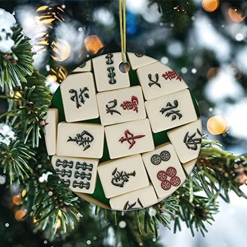 חג המולד מזכרת קישוטי סיני מהג ' ונג קרמיקה קישוט מתנות קישוטי ונג משחק חג המולד עץ תליית קישוטי מזכרות קישוטי