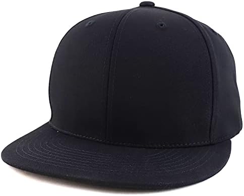 CRAMILCREW BIG XXL גדול מדי רגיל שטר שטוח סנאפבק כובע בייסבול