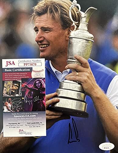 ארני אלס חתימה יד חתומה 2012 אליפות פתוחה 8x10 גביע צילום JSA מוסמך PP75070 Lytham & St. Annes