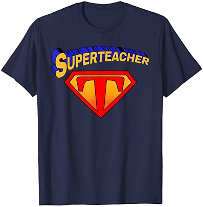 סופר מורה גיבור מצחיק מורה מתנה חולצה