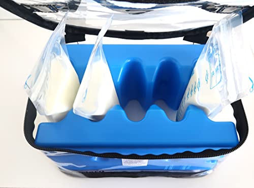 קרח חבילה ובטיחות מקרה סט עבור חלב אם שקיות-קריגרו מותג-הכנס עבור חלב אם תיק צידנית