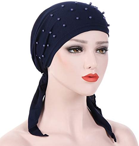 אובדן שיער אובדן חרוז ראש טורבן צעיף נמתח נשים מוסלמיות כובע כותנה כובעי בייסבול כובעי נשים כובעי