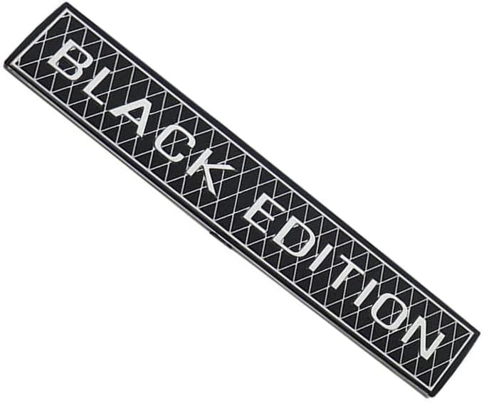 1 pc מהדורה שחורה מכונית גזע אחורי סמל מדבקה מדבקה מדבקה עם שימוש אוניברסלי דבק עצמי