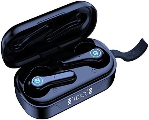 ג'יקאן אמיתי אוזניות אלחוטיות עם 2 מיקרופון, CVC 8.0 הפחתת רעש, IPX8 אטום מים, Bluetooth 5.1