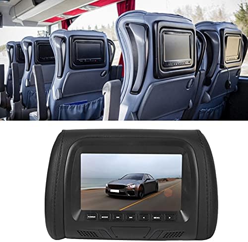 תצוגת מכוניות של Akozon, אוניברסלי 7in רכב מוניטור רכב מכונית MP5 נגן מדיה וידאו נגן High Definition