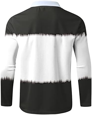 חולצות פולו של אתלטי-גברים סתרים כושר רבע-רבע-רבעון דלעת ליל כל הקדושים ארוך Sheee Seatule Golf חולצות0907