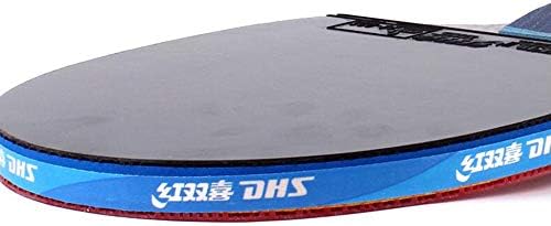 סט מחבט טניס שולחן מתקדם של SSHHI, 7 שכבות עץ עם טניס שולחן ותיק נשיאה, אופנת ההנעה המקצועית של פינג