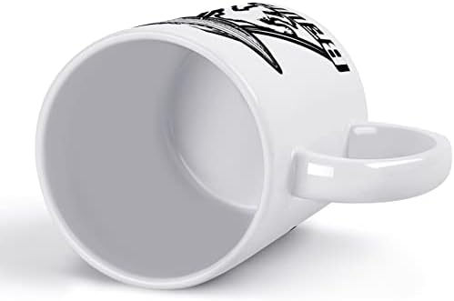 ביגפוט מאמין הדפסת ספל קפה כוס קרמיקה תה כוס מצחיק מתנה עם לוגו עיצוב עבור משרד בית נשים גברים-11 עוז לבן