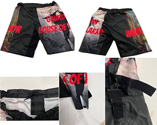 Zimperad Mens MMA MMA אימוני מכנסי איגרוף קצרים BJJ מכנסיים מכנסיים קרב ללבוש עם משיכה