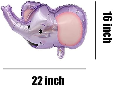בלוני פיל הורואיוס פיל בצורת פיל בלונים מיילר למקלחת תינוקות ילדים חיות חורש חיות נושא ליום הולדת קישוטים