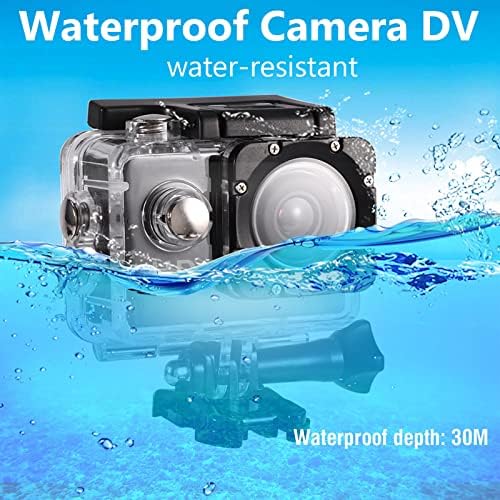 מצלמת DV אטומה למים ארוכי חיים מצלמת ספורט עיצוב מקצועי להנאה חזותית ברורה לכל החיים מתחת למים