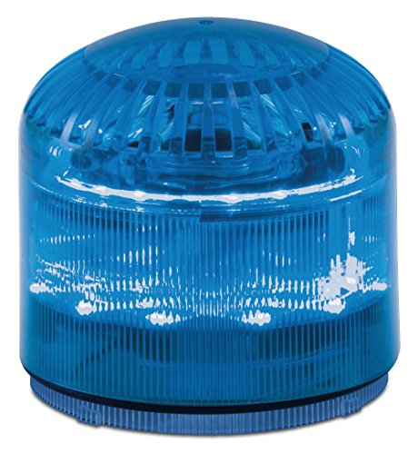 איתות פדרלי SLM600B זתר שילוב מודולרי LED/Sounder, כחול, בסיס נדרש נמכר בנפרד, פוליקרבונט