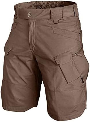 מכנסי מטען לטיולים בגברים מכנסיים קצרים מהיר של אתלטי יבש חיצוני למכנסיים קצרים לגברים עם ריבוי כיס לדיג