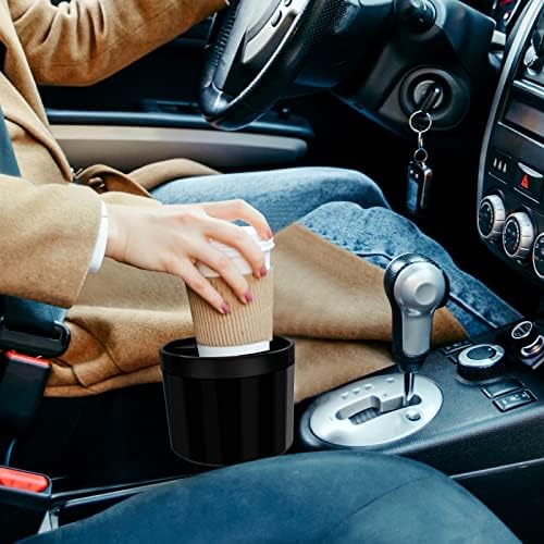מחזיק כוס רכב מרחיב - מחזיק כוס מתכוונן לרכב - מתאם מארגן עם מחזיק כוס גומי לרכב לרכב