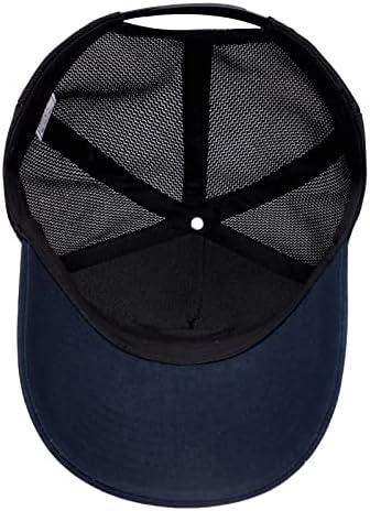 MWFUS כובע משאיות דגל אמריקאי לגברים נשים, כובע בייסבול סנאפבק כובע מתכוונן עם צד רשת נושם