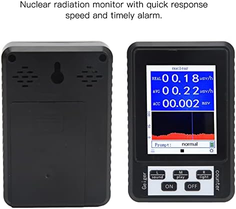 צג קרינה גרעיני של Dauerhaft, Geiger Counter Apply Apperable Portable LCD לבדיקה