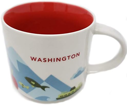 סטארבקס אתה נמצא כאן אוסף מדינת וושינגטון ספל קפה 2015 מותג
