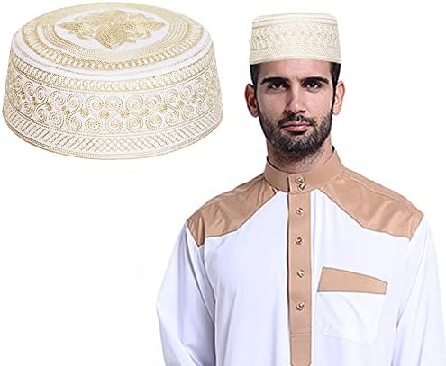 גברים של מוסלמי כובע אסלאמי תפילת גולגולת כובע, מוסלמי עיד תפילה רקום קופי שומן הרמדאן מסגד ערבי הודי תפילת