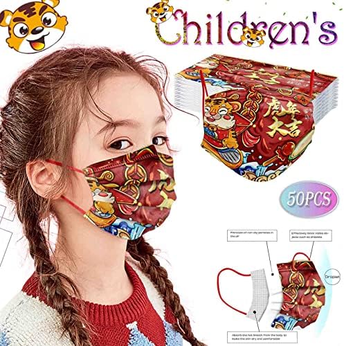 ג ' מטרי ילדים חד פעמי פנים מסכת 3 רובדי הגנת פנים כיסוי לנשימה נוח מסכת עבור ילד בני בנות חיצוני 50 מחשב
