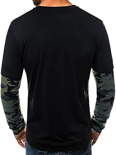חולצות מצוידות ב- Xiloccer לגברים חולצת T עגולה לגברים סווטשירט גדול