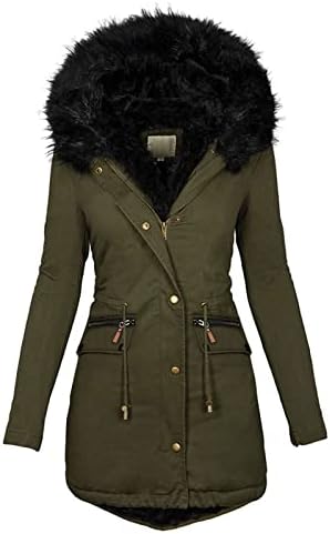מעיל מעיל מעיל נשים פלוס מעיל חורף גודל צווארון דש ז'קט שרוול ארוך וינטג 'מעיל מעיל מעיל פלוס מעילים מעילים